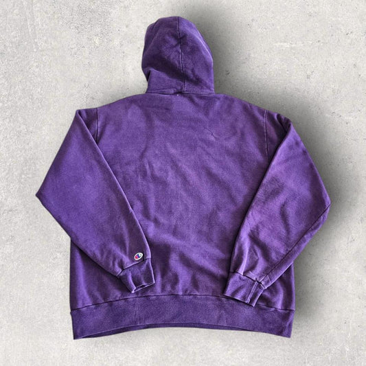 Vintage Champion Purple Hoodie - XL