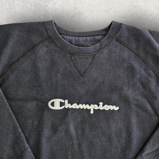 סווטשירט נייבי עם לוגו Champion במידה S