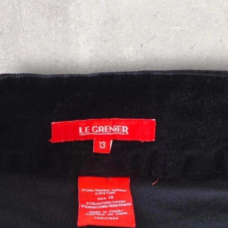 Black corduroy pants