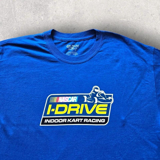 Gildan Nascar Graphic Tee Large חולצת נאסקר וינטאג מידה L – Chest 54cm Length 73cm