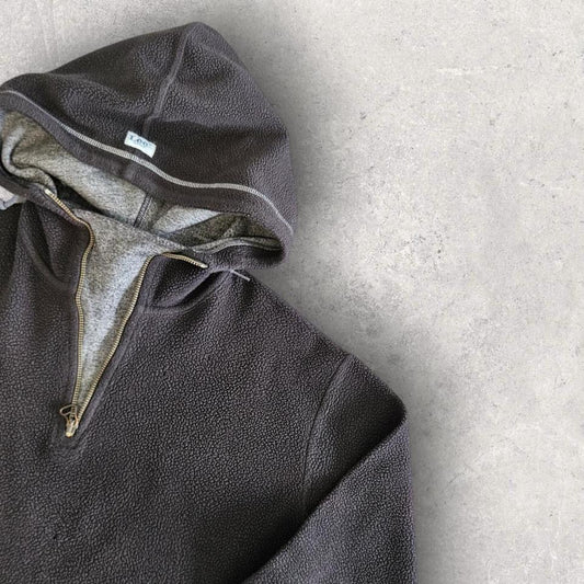 Lee Brown Fleece M, vintage brown fleece jacket
