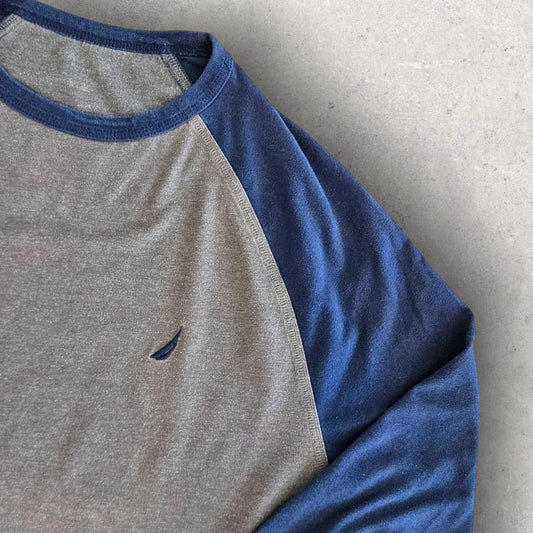 Nautica Long Sleeve Tee - Large חולצת נאוטיקה ארוכת שרוול במידה L