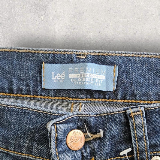 Premium Lee Navy Jeans - 31x30 ג'ינס