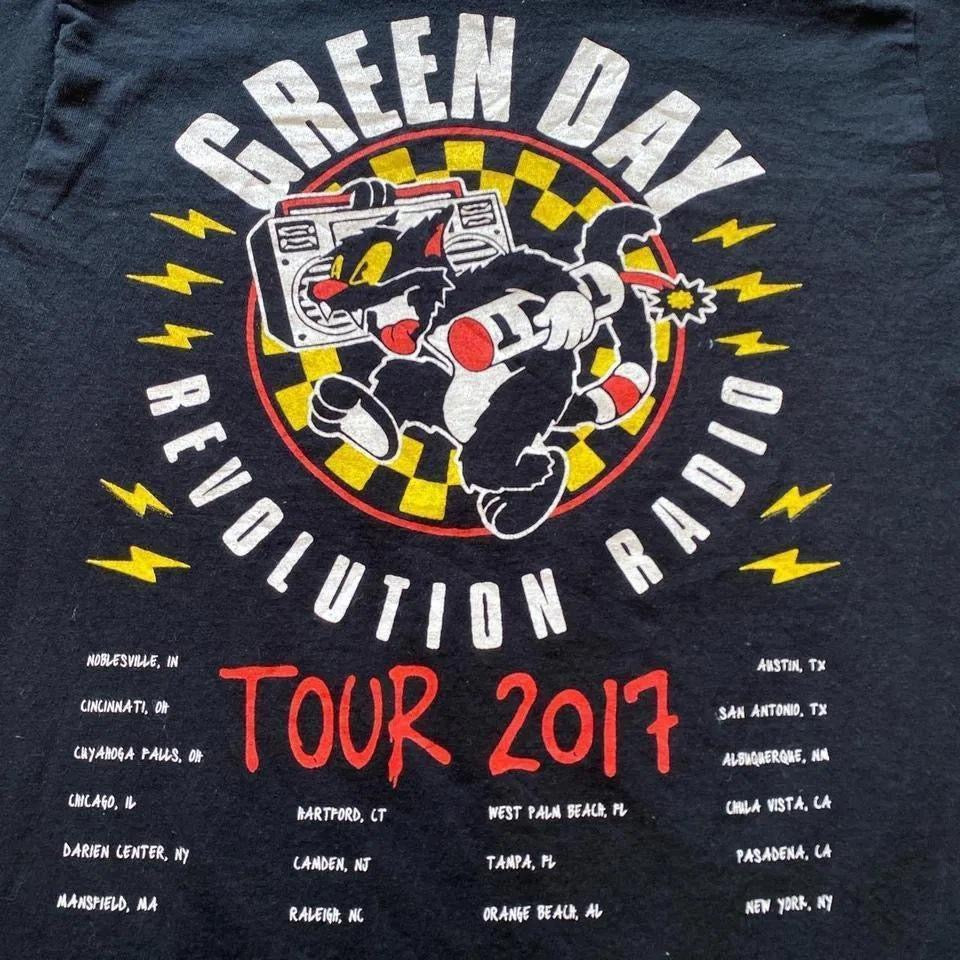 Green day 2017 tour T-shirt - Small