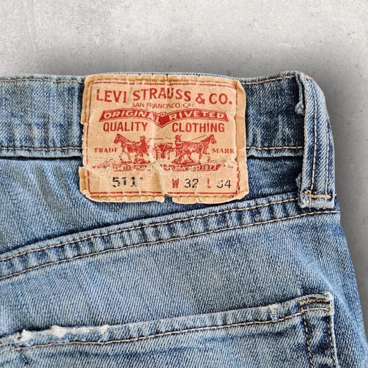 Levi’s 511 Jeans - 32x34 ג'ינס ליוויס כחול מידה W32 L34