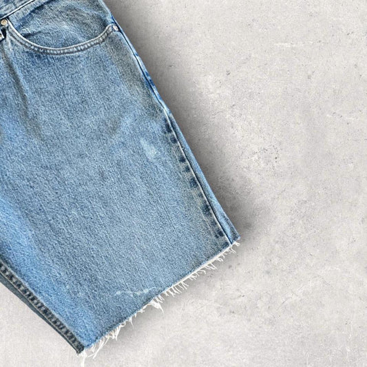 Wrangler Navy Short Jeans – W36