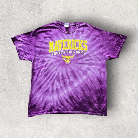 Gildan Tie dye Mavericks Tshirt - Large חולצת טאי דאי גילדן מידה L/XL