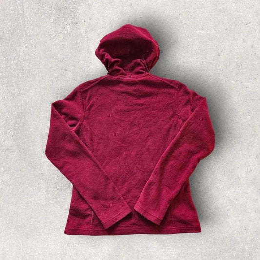 Y2K Harley Davidson Hoodie - S, מידה S, צבע בורדו, סגנון Y2K