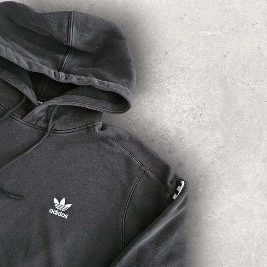 Adidas Black Stripes Hoodie M