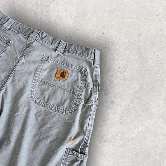 Carhartt grey carpenters shorts W38 vintage workwear streetwear