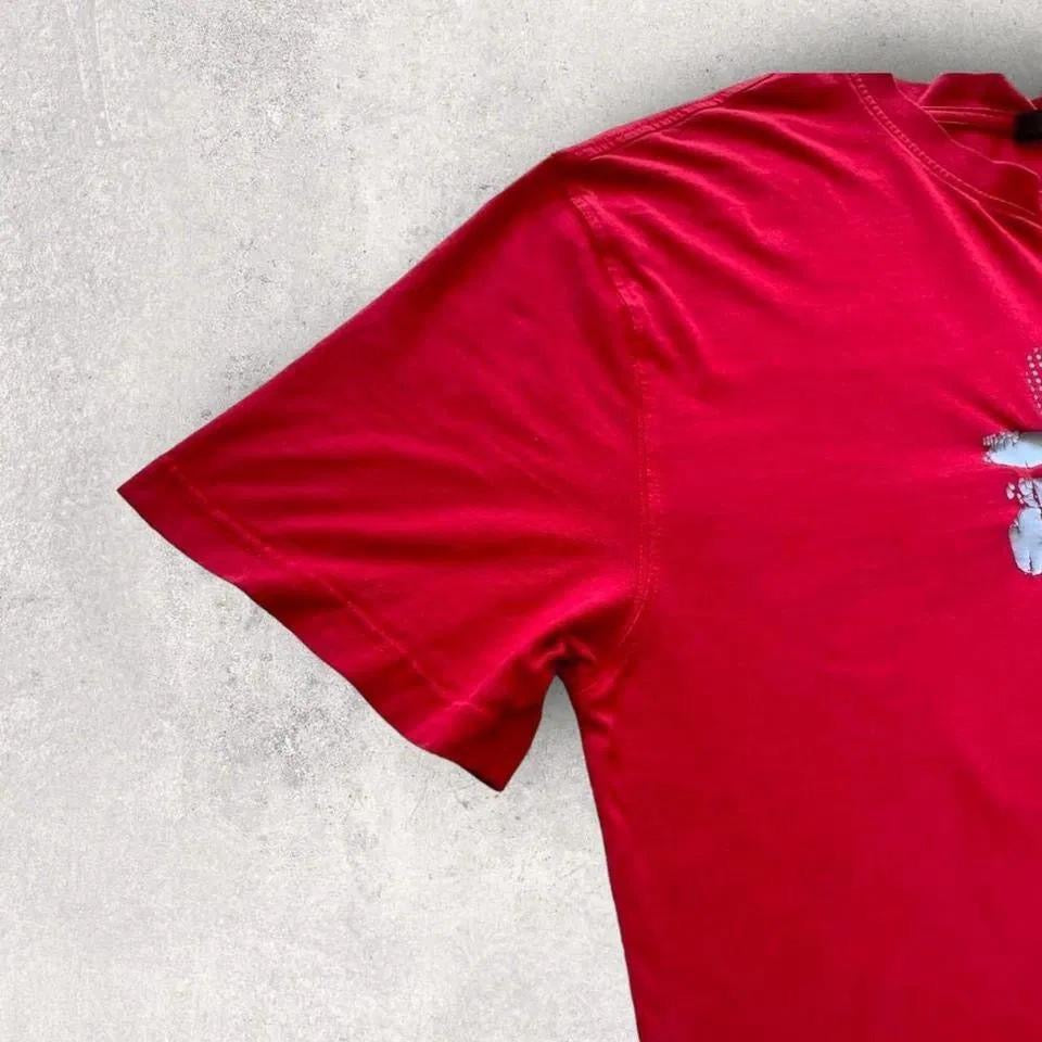 Fila red logo T-shirt - X-Large חולצה של פילה עם לוגו אדום, מידה XL לגבר