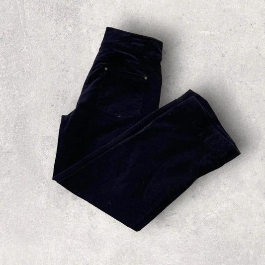 Black corduroy pants