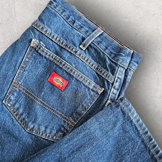 Dickies Navy Jeans - 34x29, ג’ינס כחול כהה דיקיס וינטג במצב טו