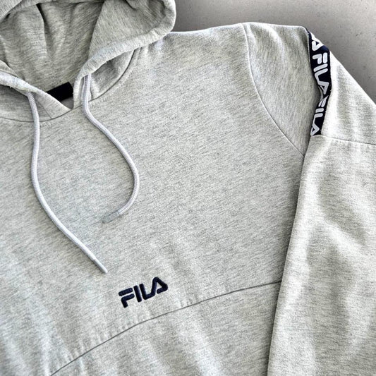 Y2K Fila Grey Hoodie Medium, grey color, excellent condition
