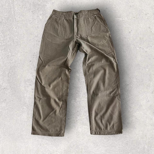 Green Baggy Carpenters Jeans – 36x32 בצבע ירוק, מידה W36