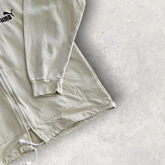 Puma cream hoodie, size L