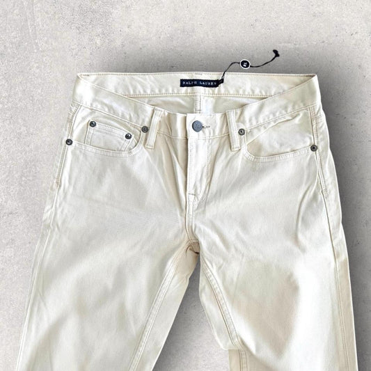 Polo Ralph Lauren Cream Jeans מידה מלאה