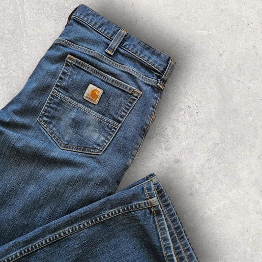 Carhartt Navy Jeans - 36x30, Waist 92cm, Length 103cm, relaxed fit, 8.5/10 Condition.