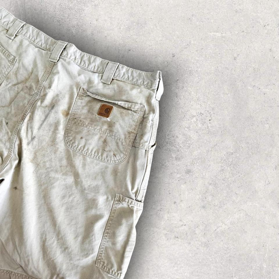 Carhartt Cream Carpenter Shorts - W42