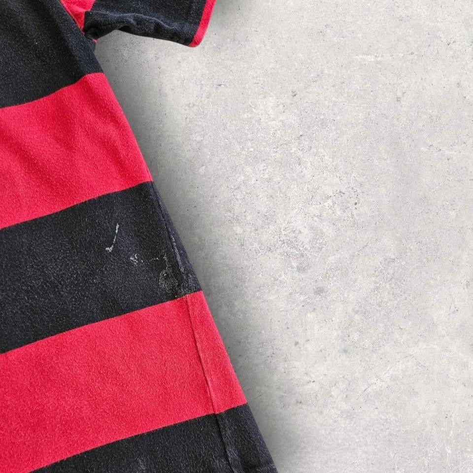 Y2K Dickies Red/Black T-shirt - Large, חולצת דיקיס משנות ה־2000 בצבע אדום/שחור מידה L