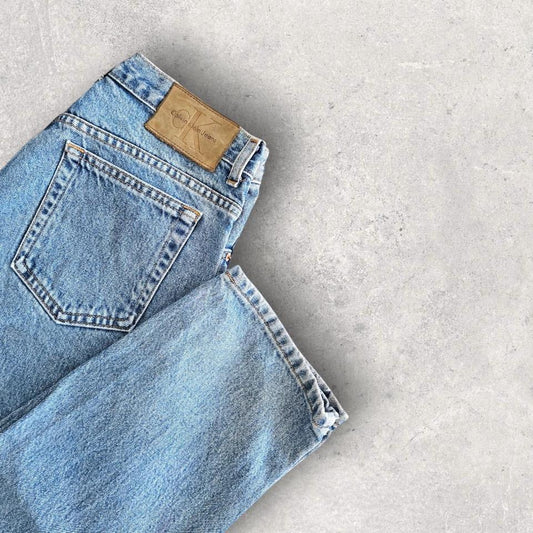 Calvin Klein Woman’s Blue Jeans ג’ינס נשים קלאסי במראה וינטאג’