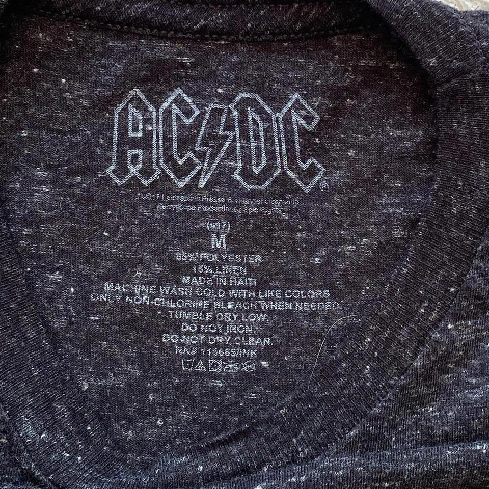 Ac/dc devil print T-shirt - M official vintage rock band shirt