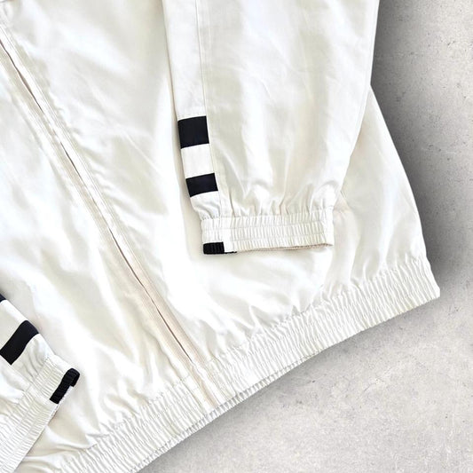 Vintage Ellesse White Sports Windbreaker XLarge