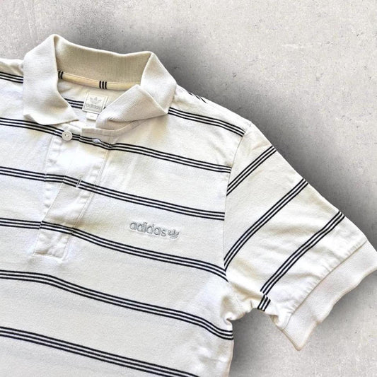 Y2K Adidas Polo Tee - XS, חולצת פולו Y2K אדידס