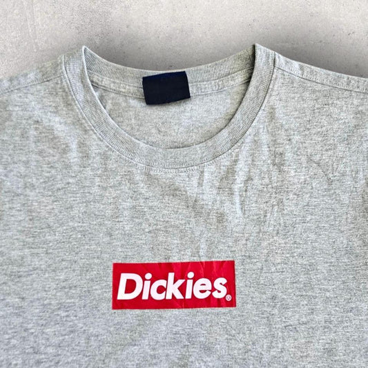 Dickies Logo Box T-shirt - Medium, חולצת דיקיס לוגו בוקס בצבע שחור מידה M