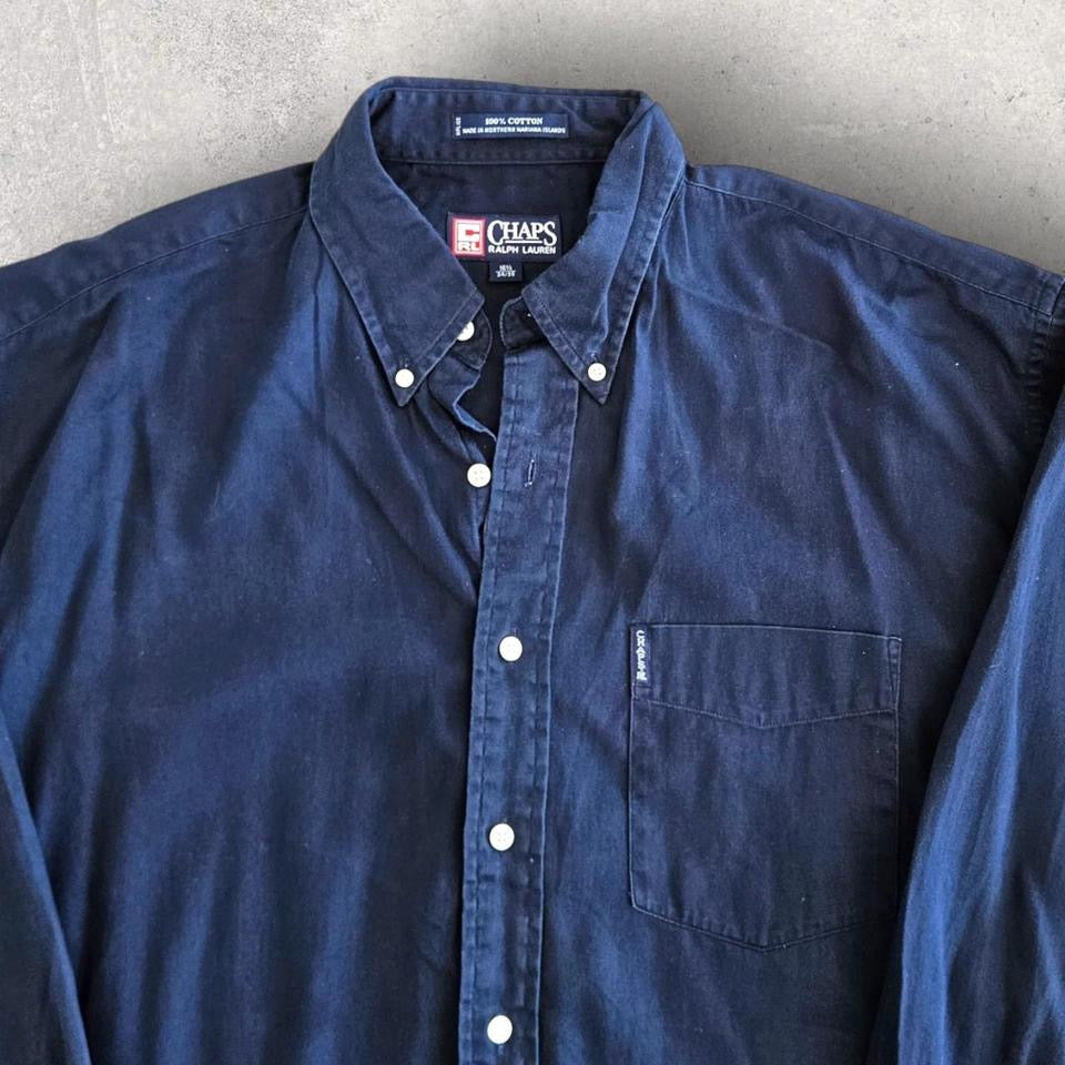 Chaps Ralph Lauren Navy Polo Shirt - XXL חולצת פולו נייבי צ'פס ראלף לורן מידה XXL