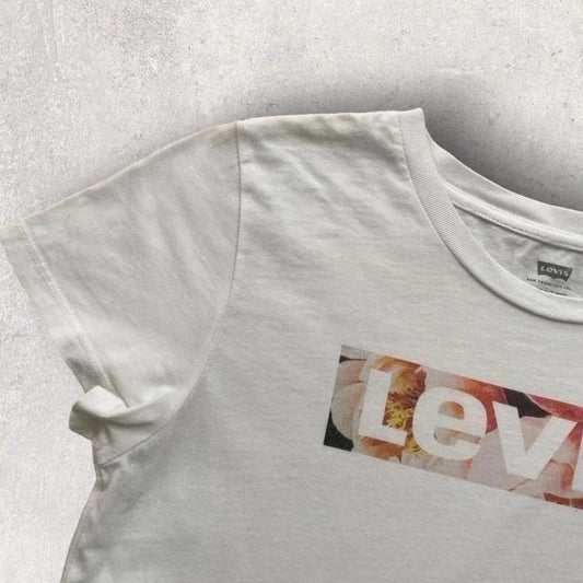 Levi’s white logo T-shirt - Small