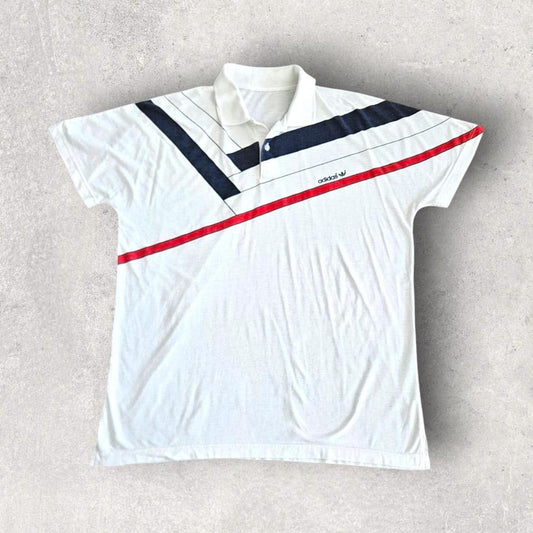 Adidas white Polo T-shirt - XL חולצת פולו לבנה אדידס מידה XL