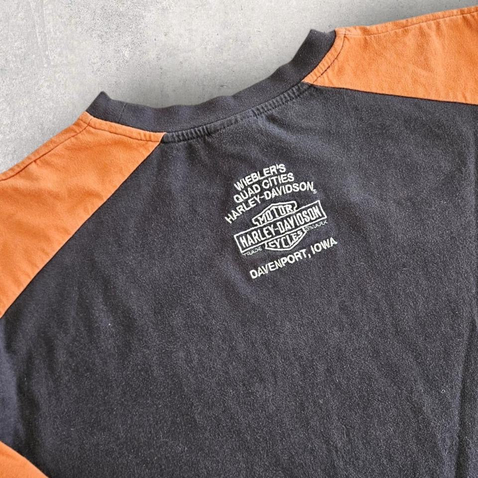 Haley Davidson Embroidered Long Sleeve Tee - XXL