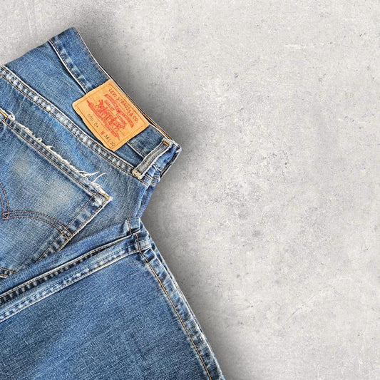 Levi's 590 Navy Jeans - 36x32 מידה W36 L32