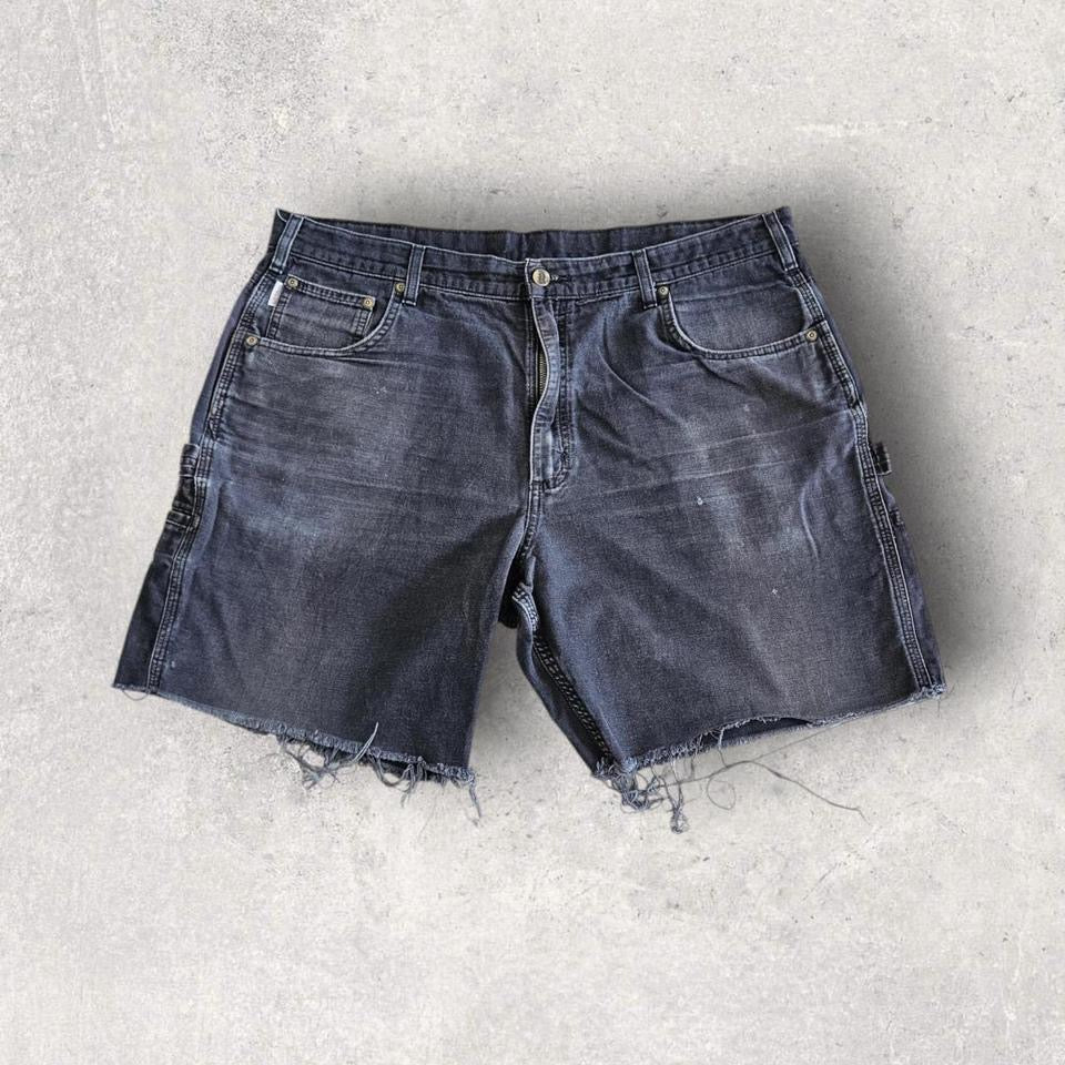 Carhartt black carpenters short jeans W40 vintage workwear streetwear