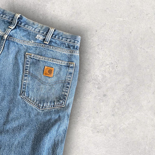 Carhartt Navy Short Jeans W38,