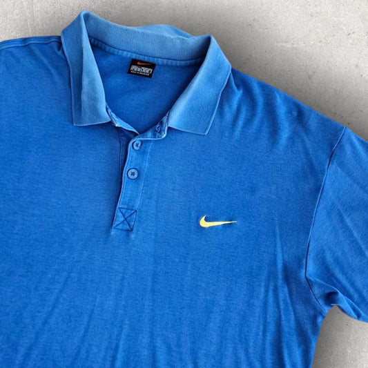 Nike Polo Blue T-shirt - XL חולצה כחולה של נייקי מידה XL לגבר,