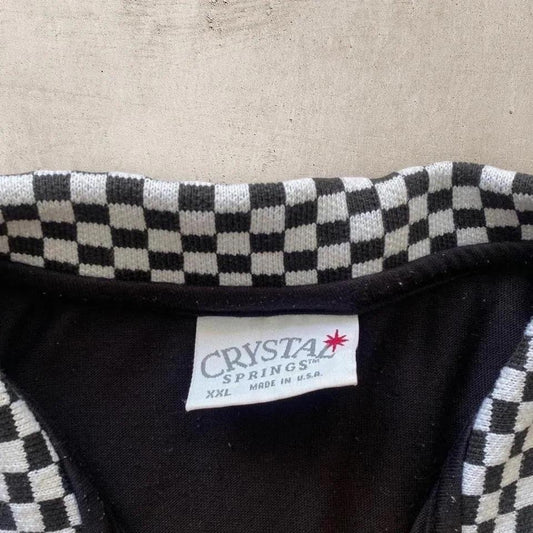 Vintage Racing Polo - XXL חולצת פולו וינטג' ספורטיבית במידה XXL