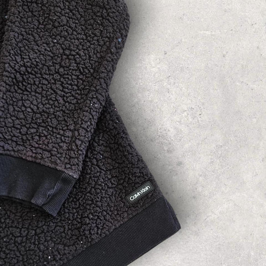 סווטשירט פליז לנשים Calvin Klein במידה L