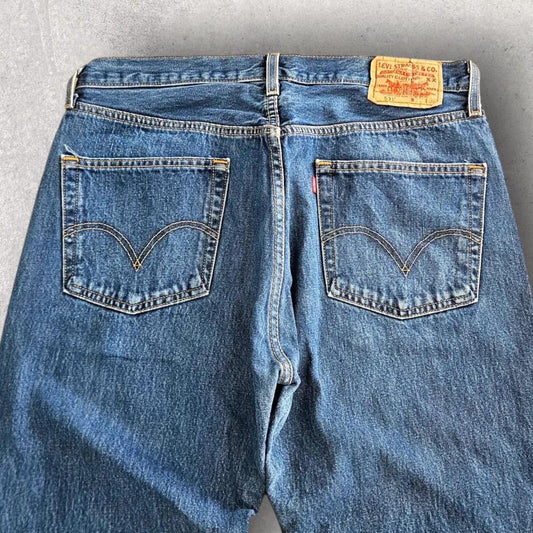 Levi’s 501 Navy Jeans - 36x36, ג’ינס ליוויס כחול כהה