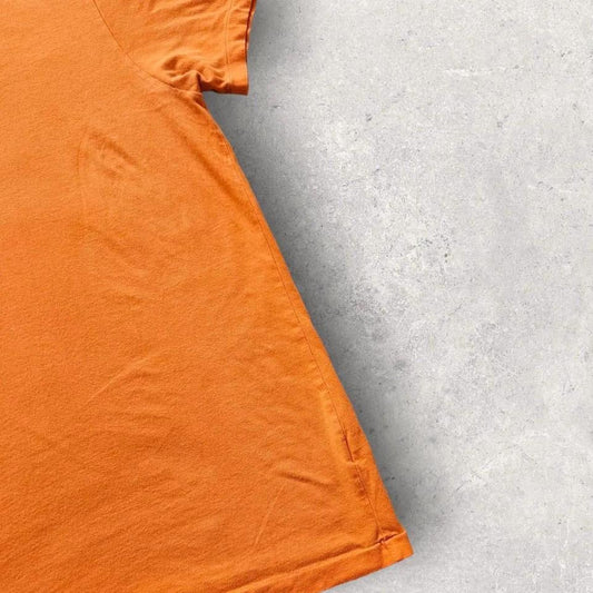 Orange Ralph Lauren Classic Tee - L חולצת טי קלאסית של ראלף לורן בצבע כתום, מידה L,
