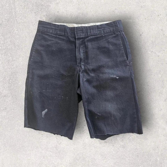 Dickies 874 Black Shorts W32 Workwear Style