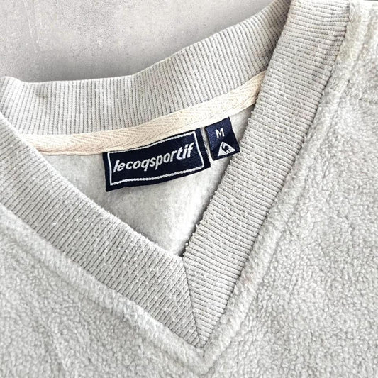 סווטשירט פליז אפור Lecoqsportif במידה XL