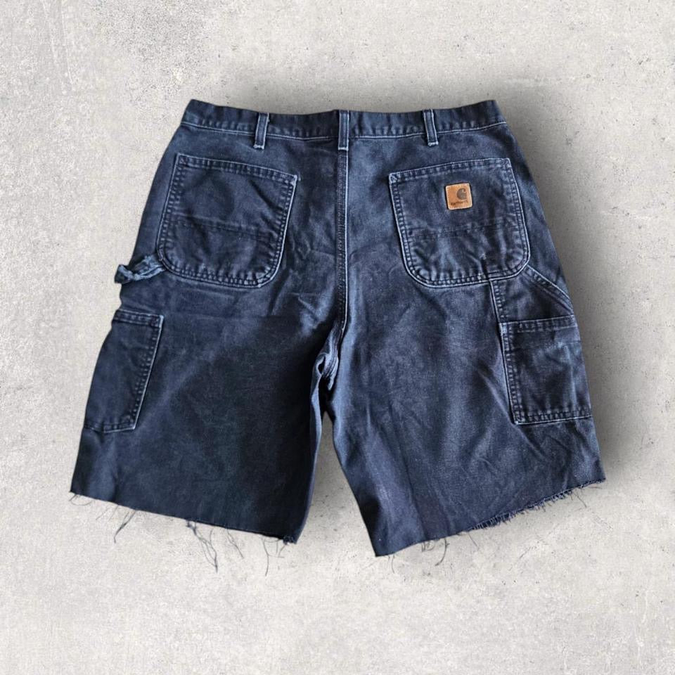 Carhartt black carpenters shorts W36 vintage workwear streetwear