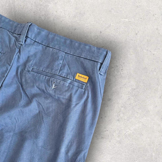 Timberland Navy Shorts W34 Dark Blue Faded
