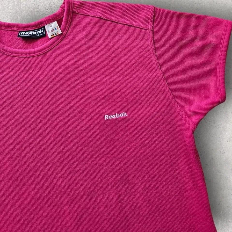 Vintage reebok woman’s knitted 16 חולצה סרוגה לנשים מידה 16