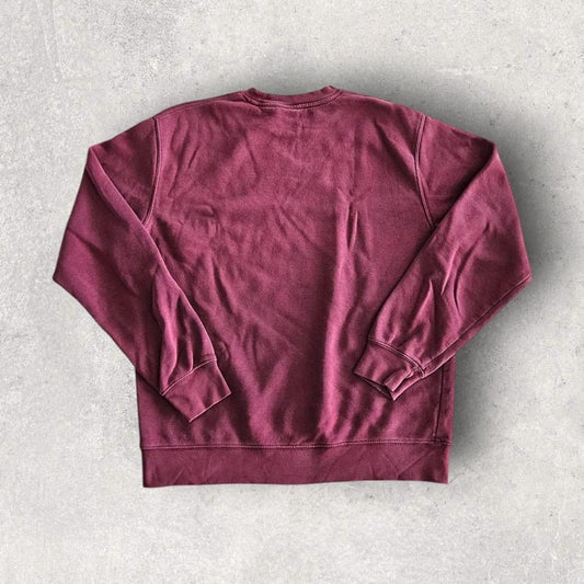 סווטשירט בורדו Y2K Russel וינטאג' במידה M