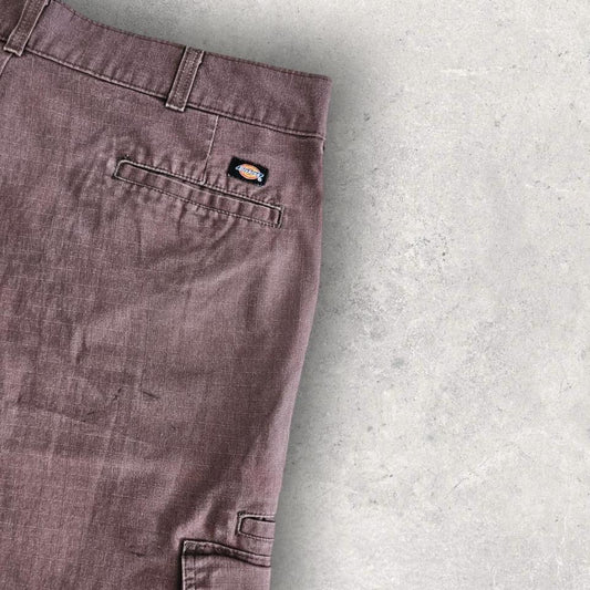 Dickies Brown Cargo Shorts W38 Utility Style