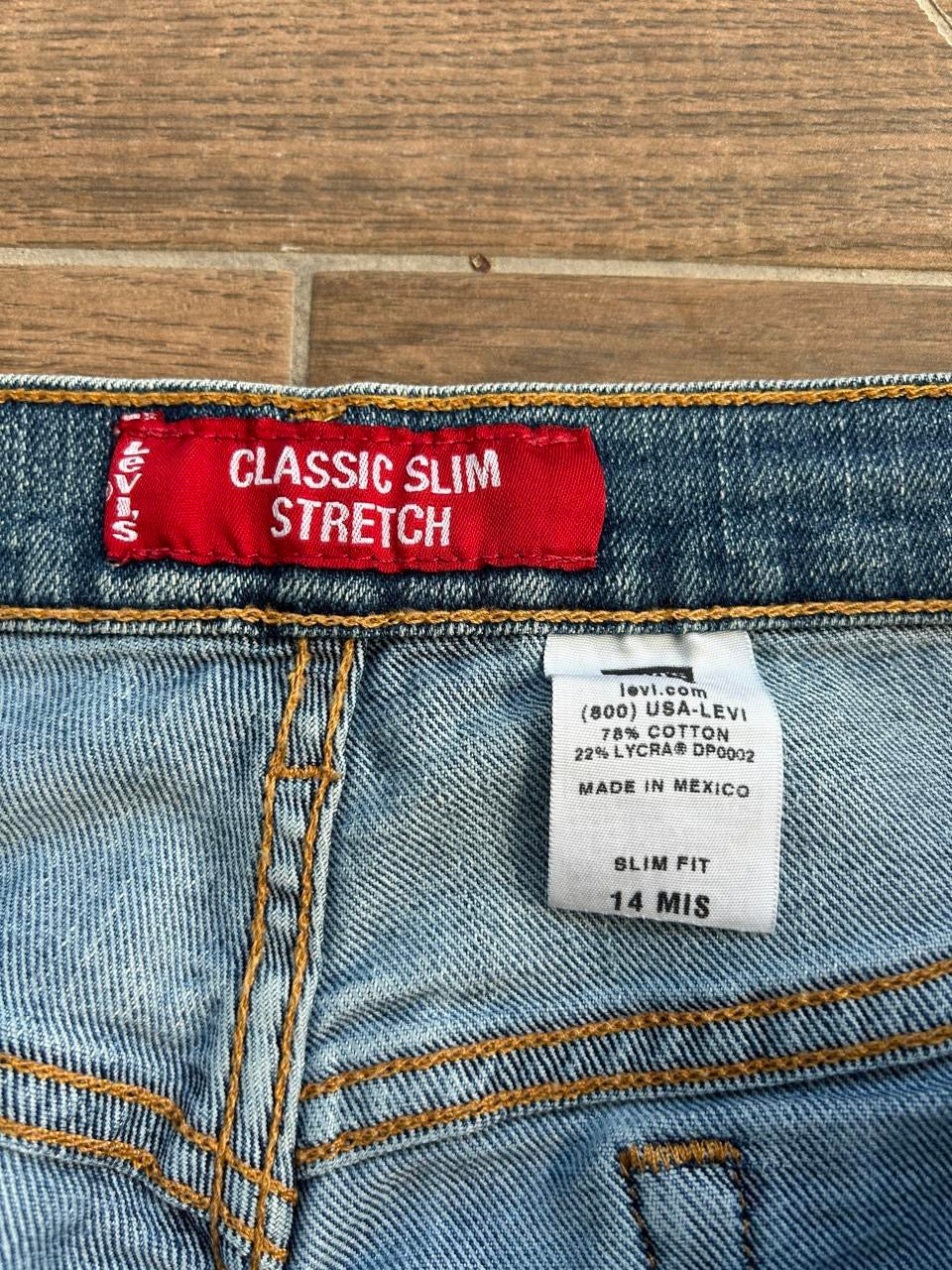 Levis Navy Jeans Classic Slim Stretch