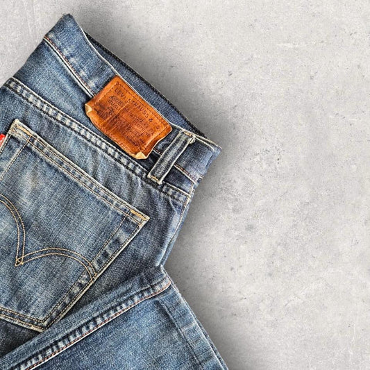Levi’s Navy Jeans – 32 possibly fake washed blue vintage